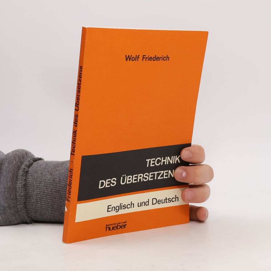Friedrich Wolf Technik des Übersetzens