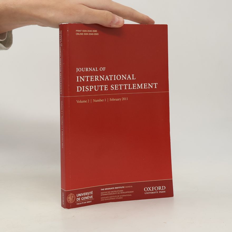 Autorenkollektiv Journal of International Dispute Settlement