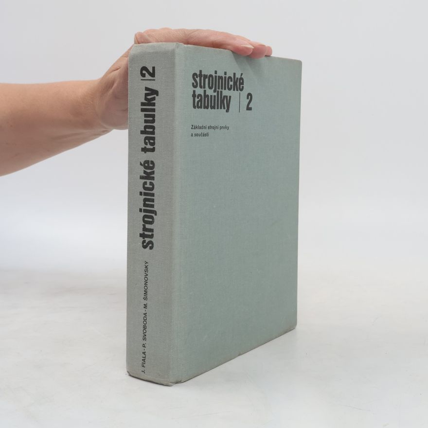 Miroslav Šimonovský Strojnické tabulky 2