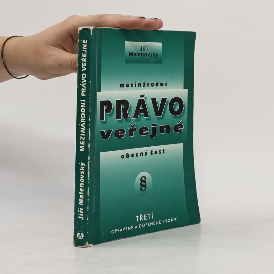 Jiří Malenovský Mezinárodní právo veřejné