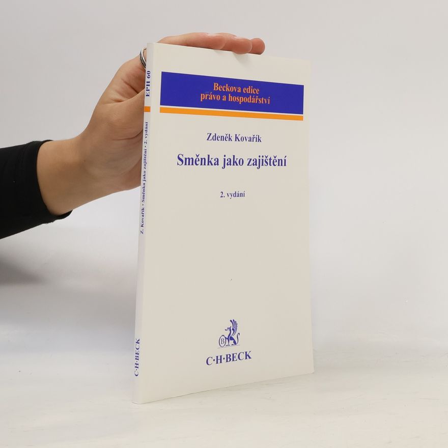 Zdeněk Kovařík Směnka jako zajištění