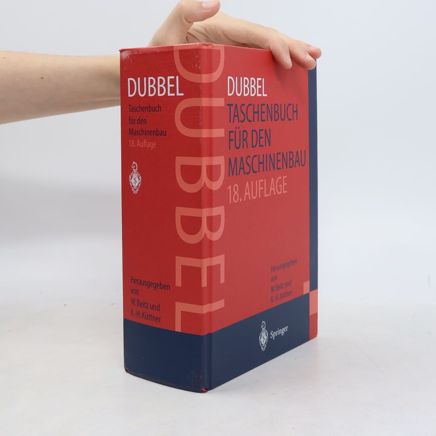 Heinrich Dubbel Taschenbuch für den Maschinenbau