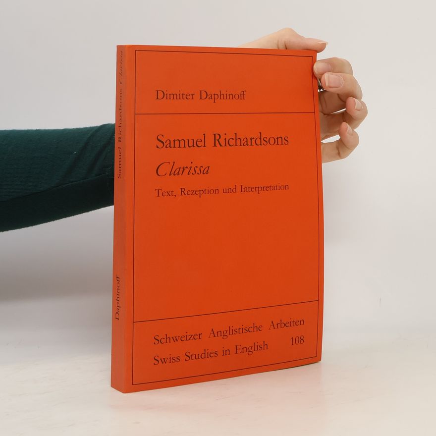 Dimiter Daphinoff Samuel Richardsons Clarissa