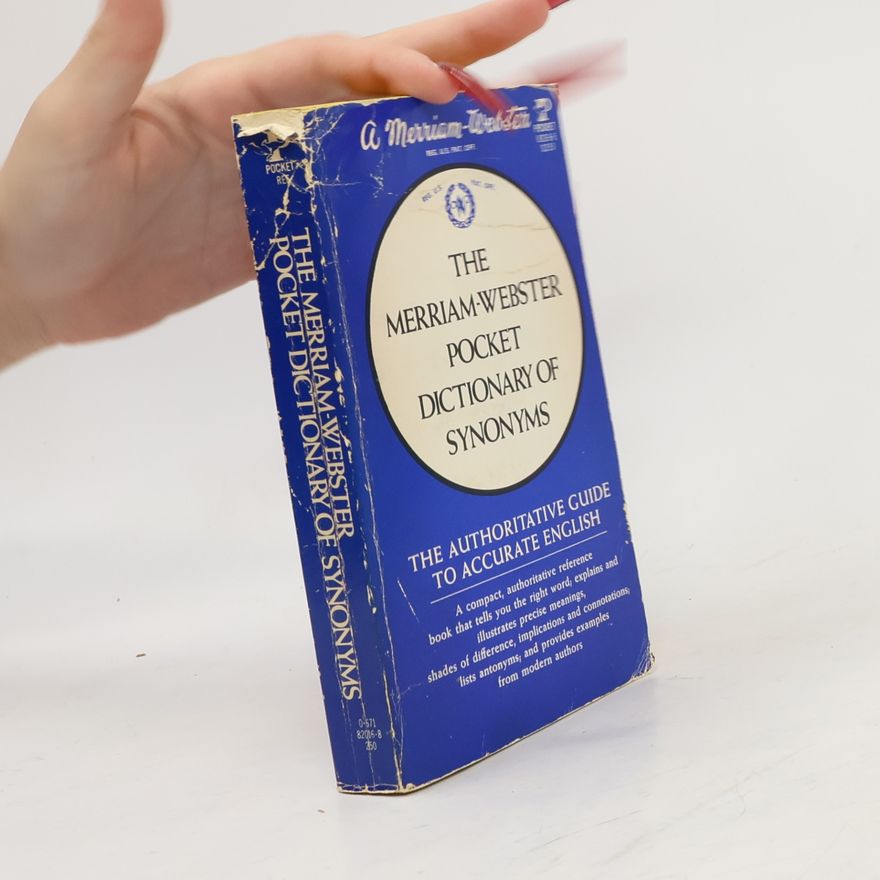 Inc MerriamWebster The Merriam-Webster Pocket Dictionary of Synonyms