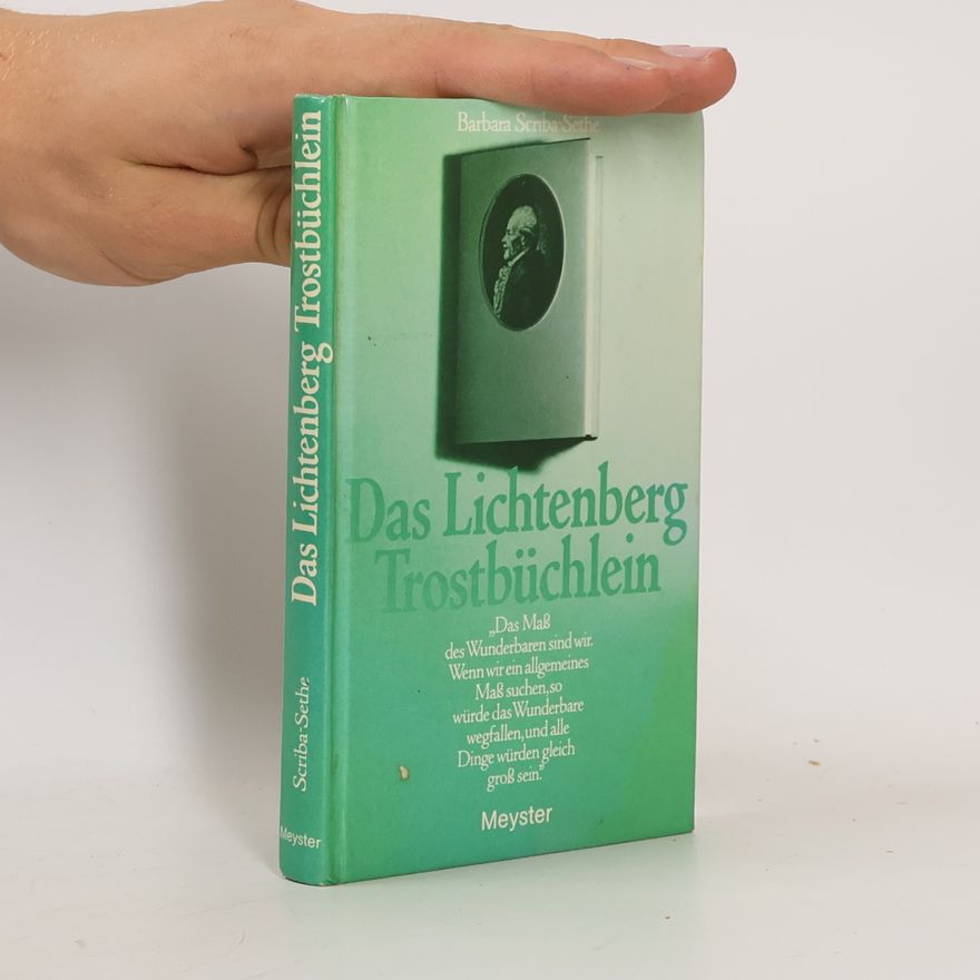 Georg Christoph Lichtenberg Das Lichtenberg-Trostbüchlein