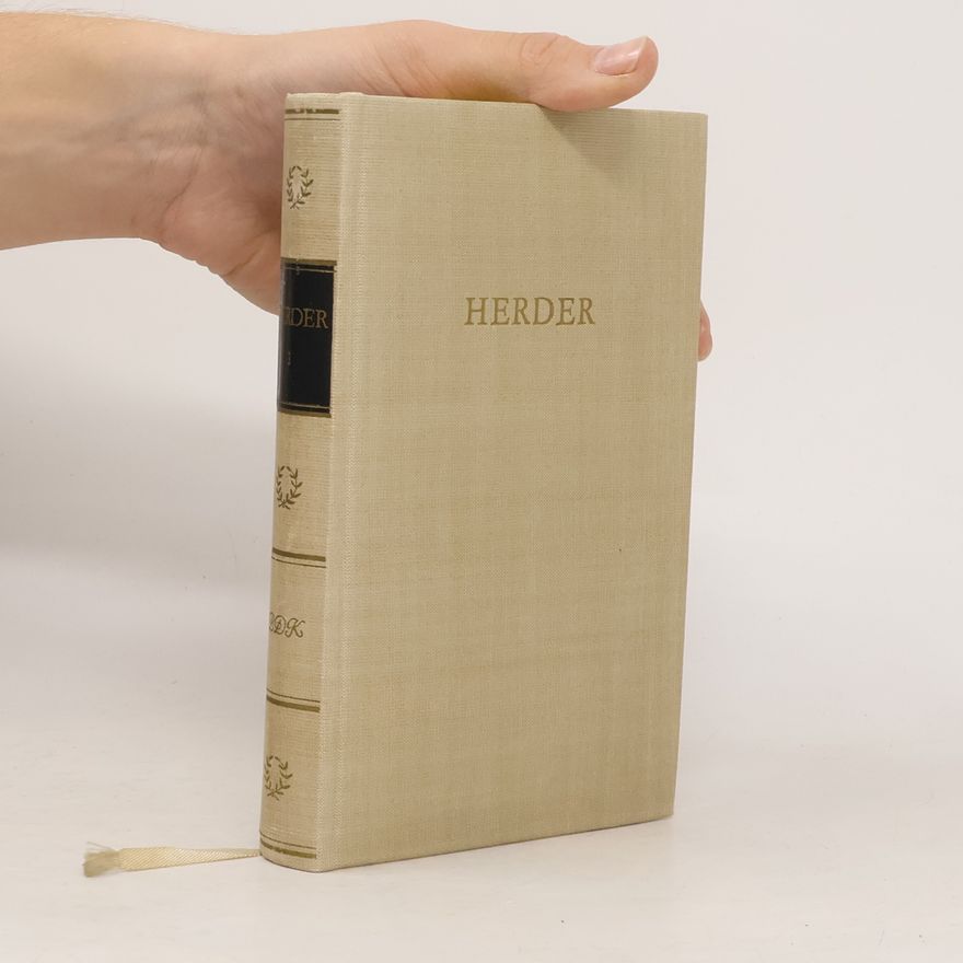 Johann Gottfried Herder Herders Werke 3