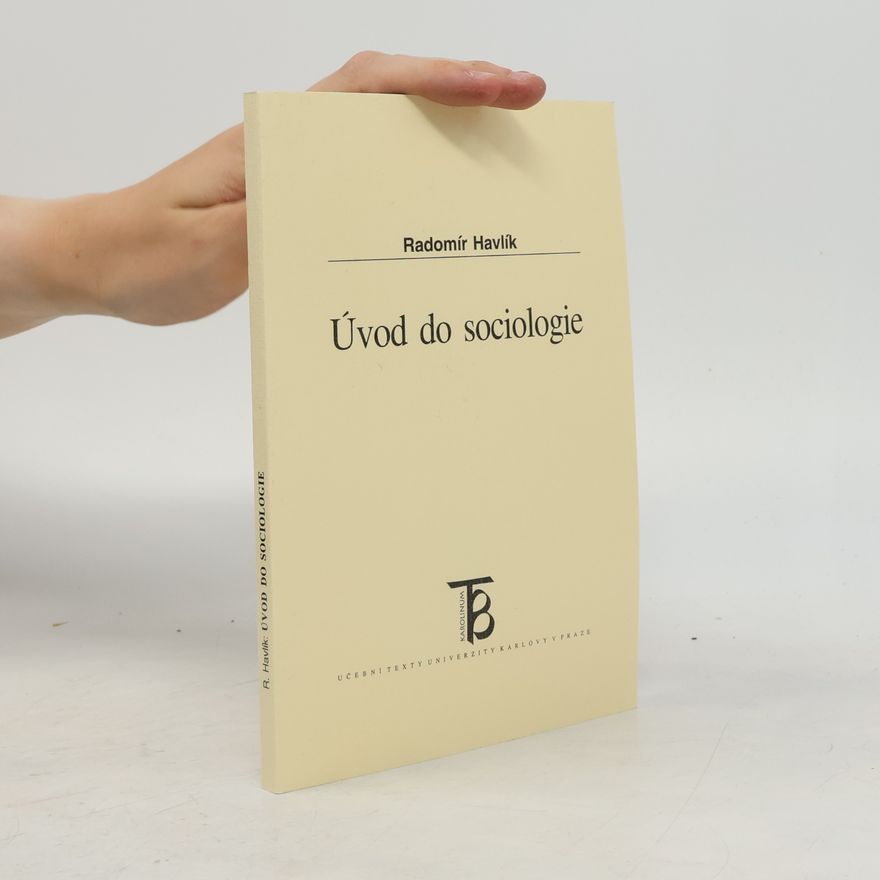Radomír Havlík Úvod do sociologie