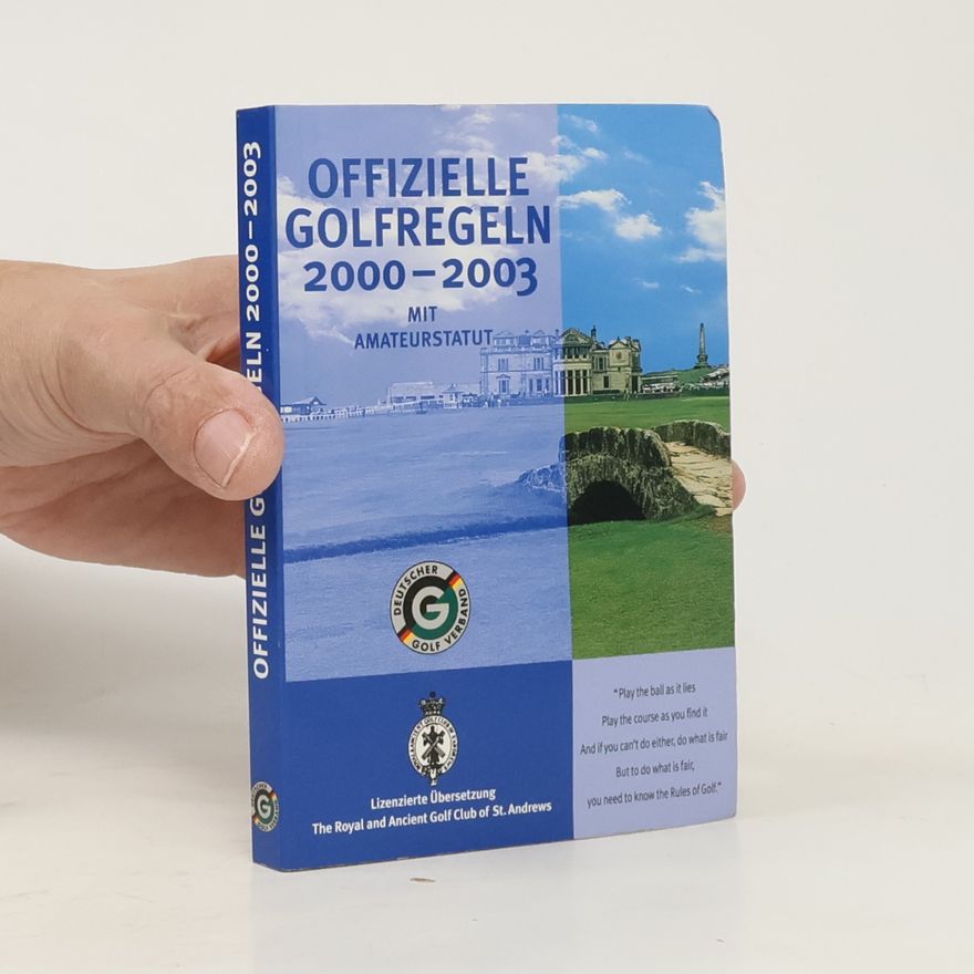 Collectif d'auteurs Offizielle Golfregeln 2000 - 2003