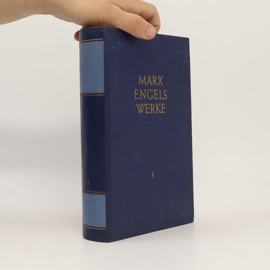 Karl Marx Marx-Engels Werke Band 4