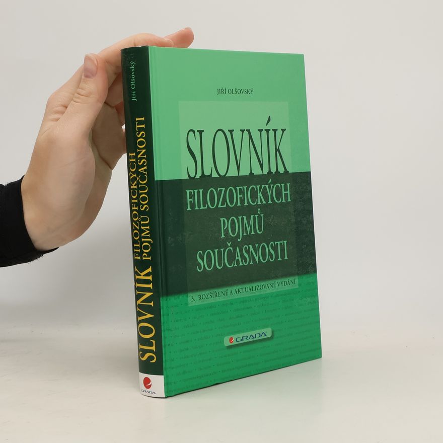 Jiří Olšovský Slovník filozofických pojmů současnosti