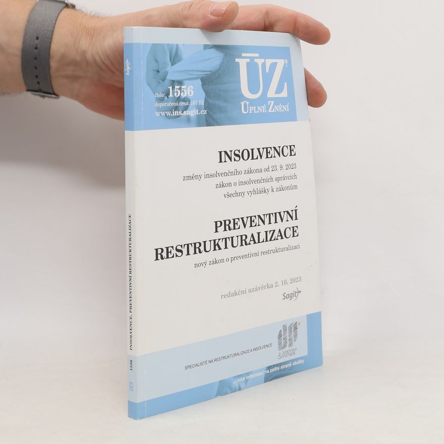 Autorenkollektiv ÚZ 1556 Insolvence, Preventivní restrukturalizace