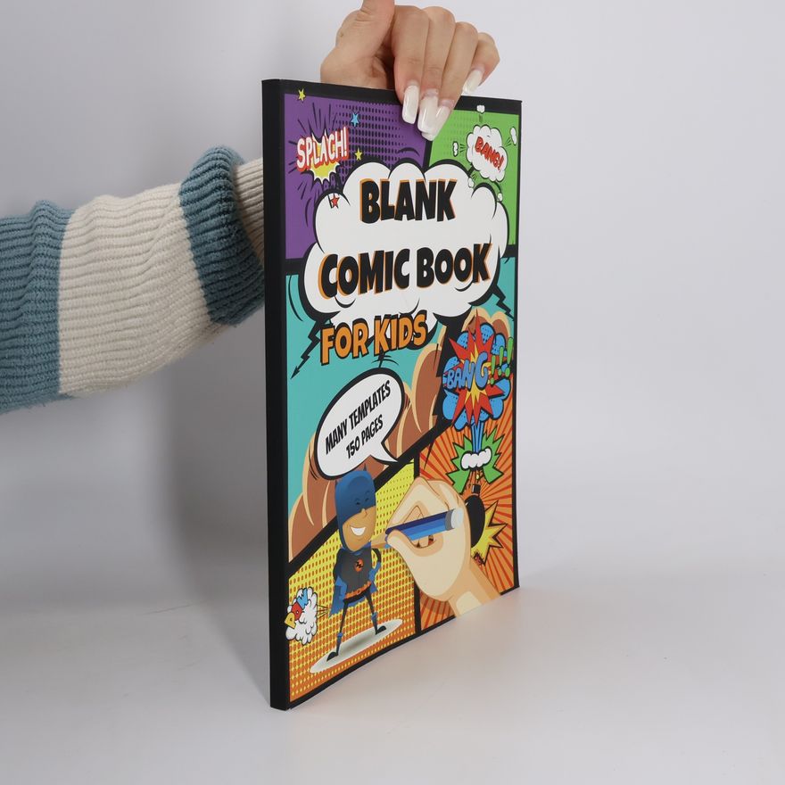 Kolektiv autorů Blank Comic Book For Kids With Many Templates