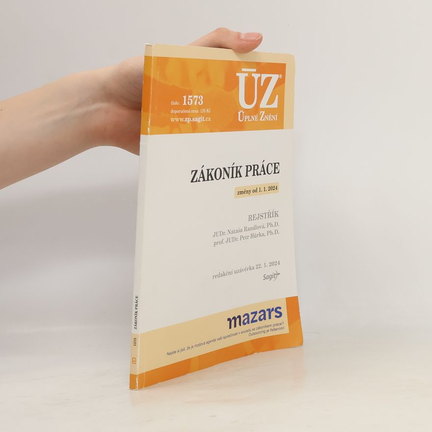 Petr Hůrka Zákoník práce. Změny od 1.1.2024