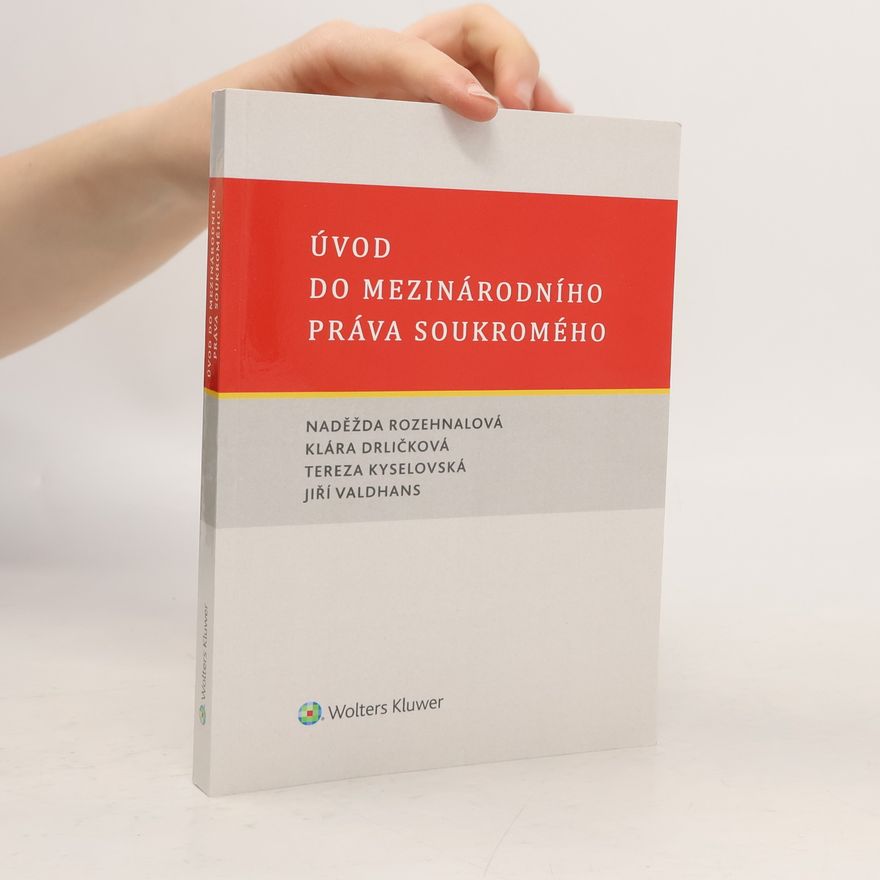 Jiří Valdhans Úvod do mezinárodního práva soukromého