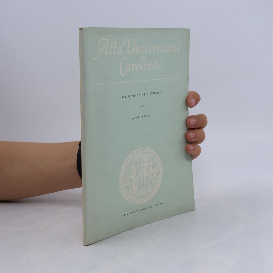 Autorenkollektiv Acta Universitatis Carolinae: Philosophica et historica 2- Aesthetica