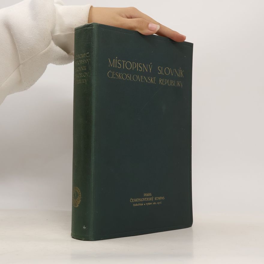 Břetislav Chromec Místopisný slovník Československé republiky