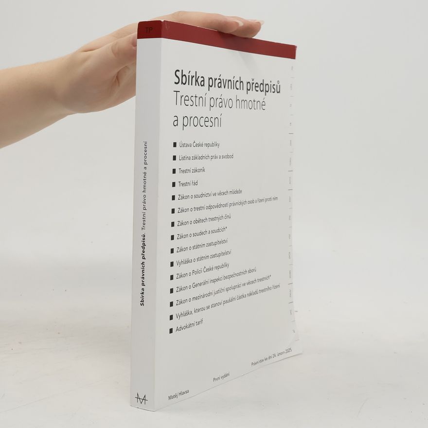 Matěj Hlavsa Sbírka právních předpisů