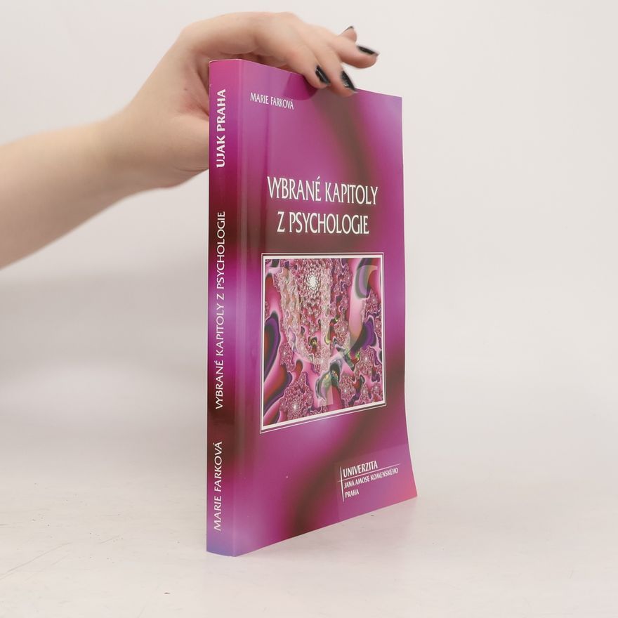Marie Farková Vybrané kapitoly z psychologie