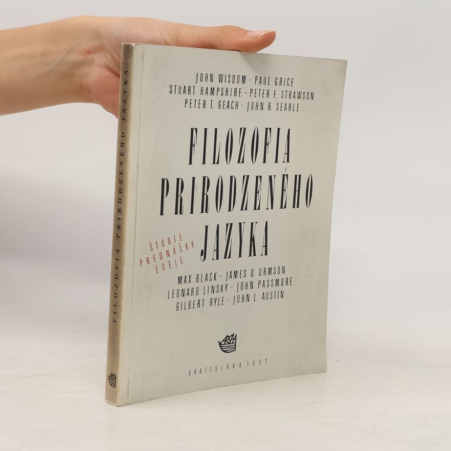 Kolektiv autorů Filozofia prirodzeného jazyka