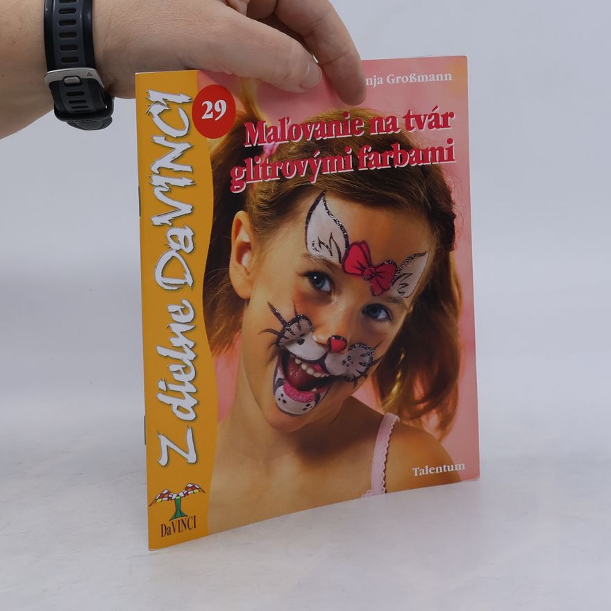 Janja Großmann Mažovanie na tvár glitrovými farbami