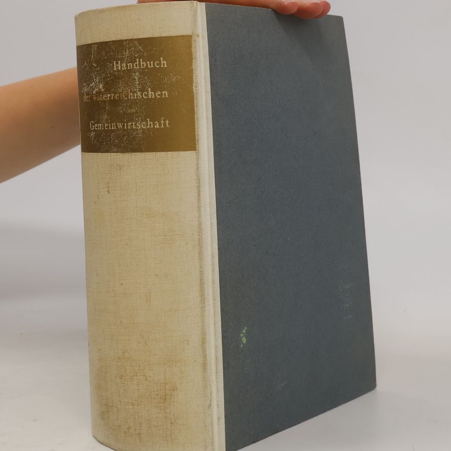 Various authors Handbuch der österreichischen Gemeinwirtschaft