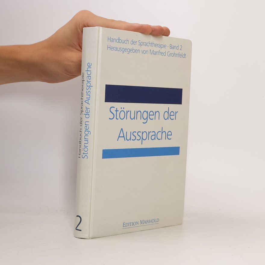 Manfred Grohnfeldt Störungen der Aussprache