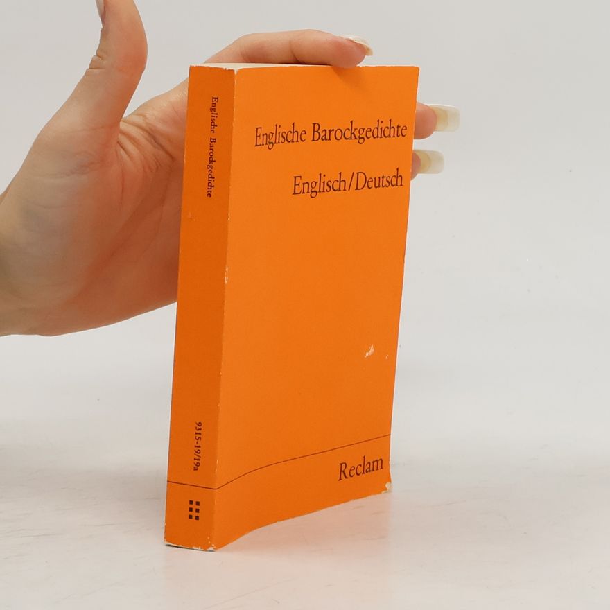 Autorenkollektiv Englische Barockgedichte