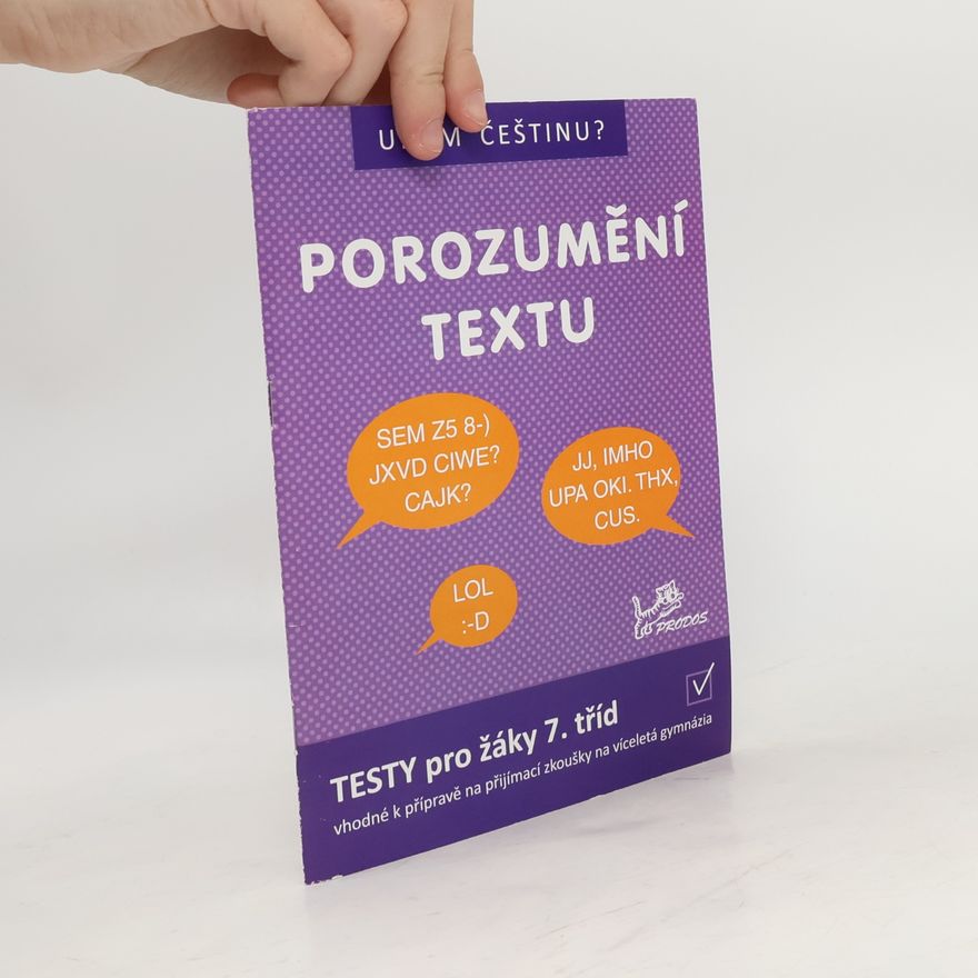 Jiří Jurečka Porozumění textu: testy pro žáky 7. tříd