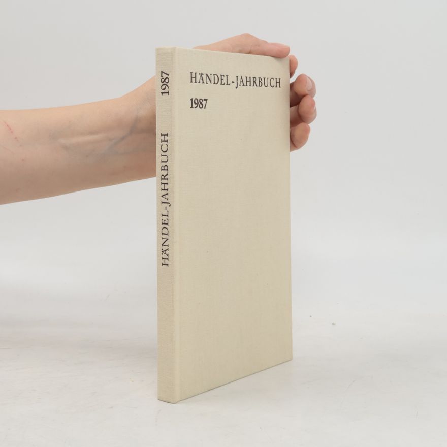 Walther Siegmund - Schultze Händel-Jahrbuch 1987