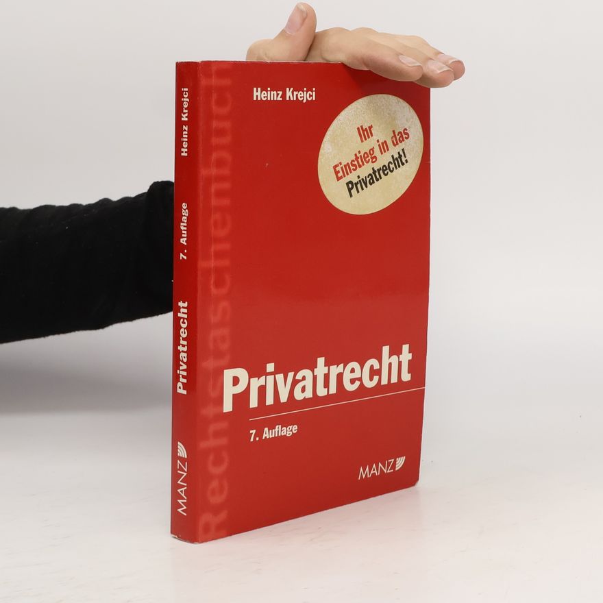 Heinz Krejci Privatrecht