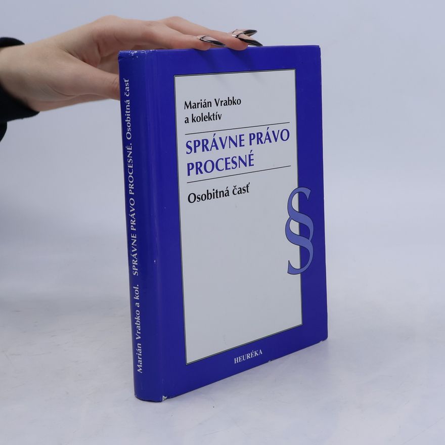 Marián Vrabko Správne právo procesné : osobitná časť