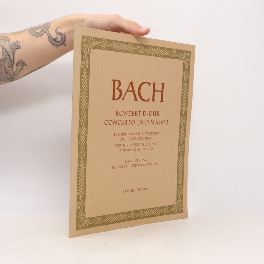 Edward Olleson Bach. Konzert D-Dur concerto in D Major