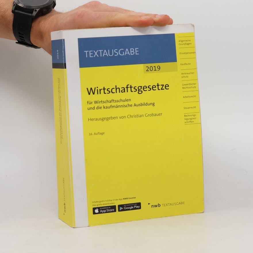 Christian Grobauer Wirtschaftsgesetze für Wirtschaftsschulen und die kaufmännische Ausbildung