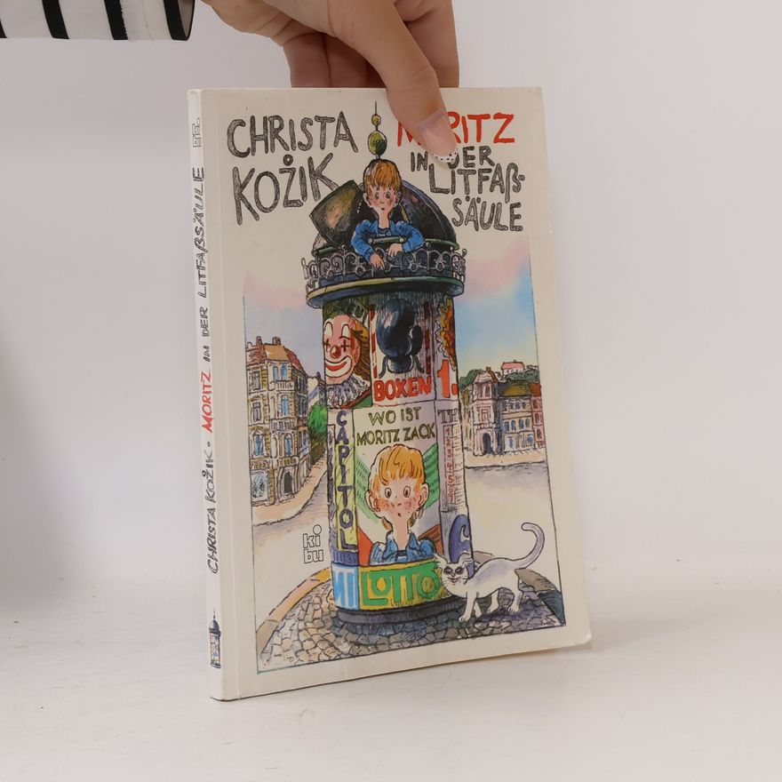 Christa Kožik Moritz in der Litfasssäule