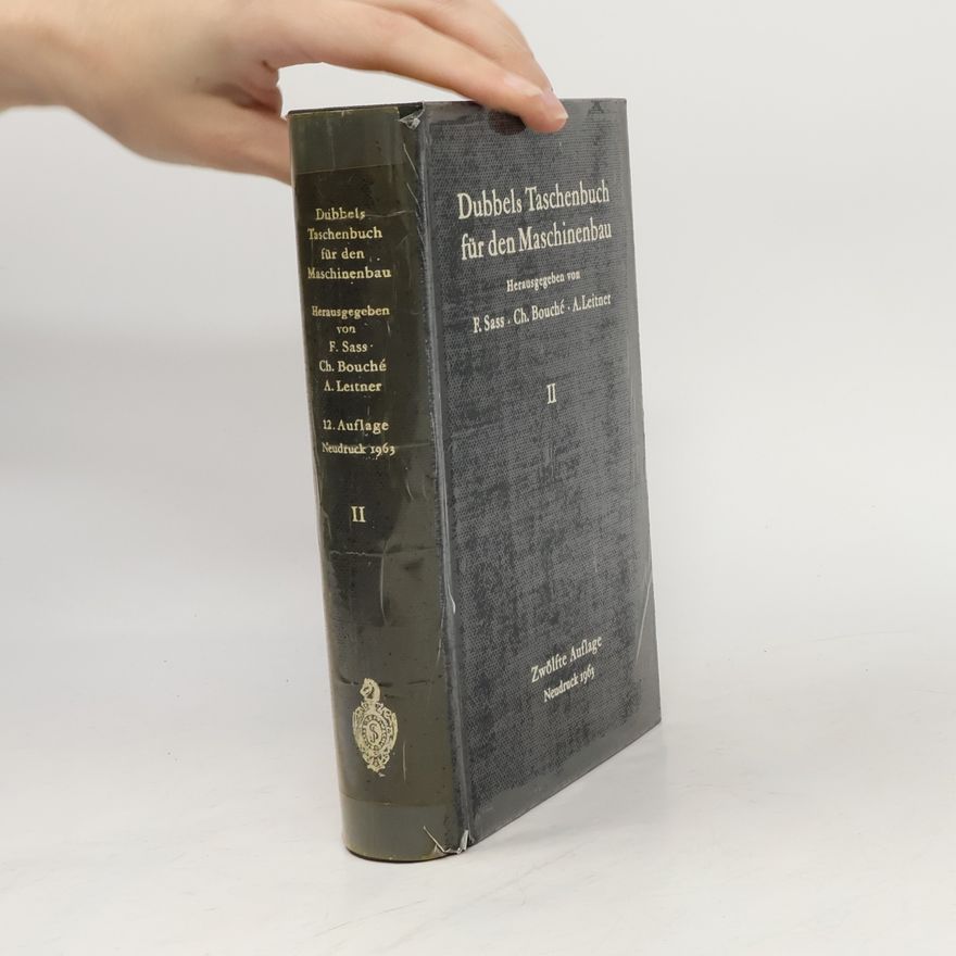 Ch. Bouché Dubbels Taschenbuch für den Maschinenbau II.