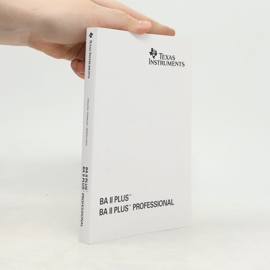 Various authors BA II plus, BA II plus proffestional, Calculators