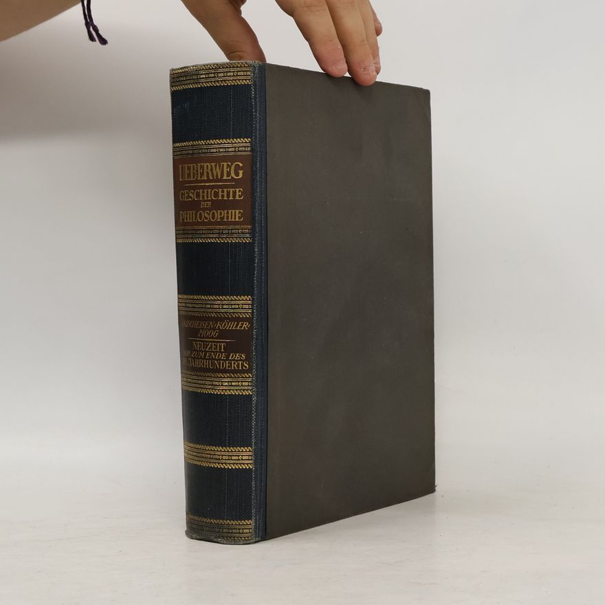 Friedrich Ueberweg Geschichte der Philosophie