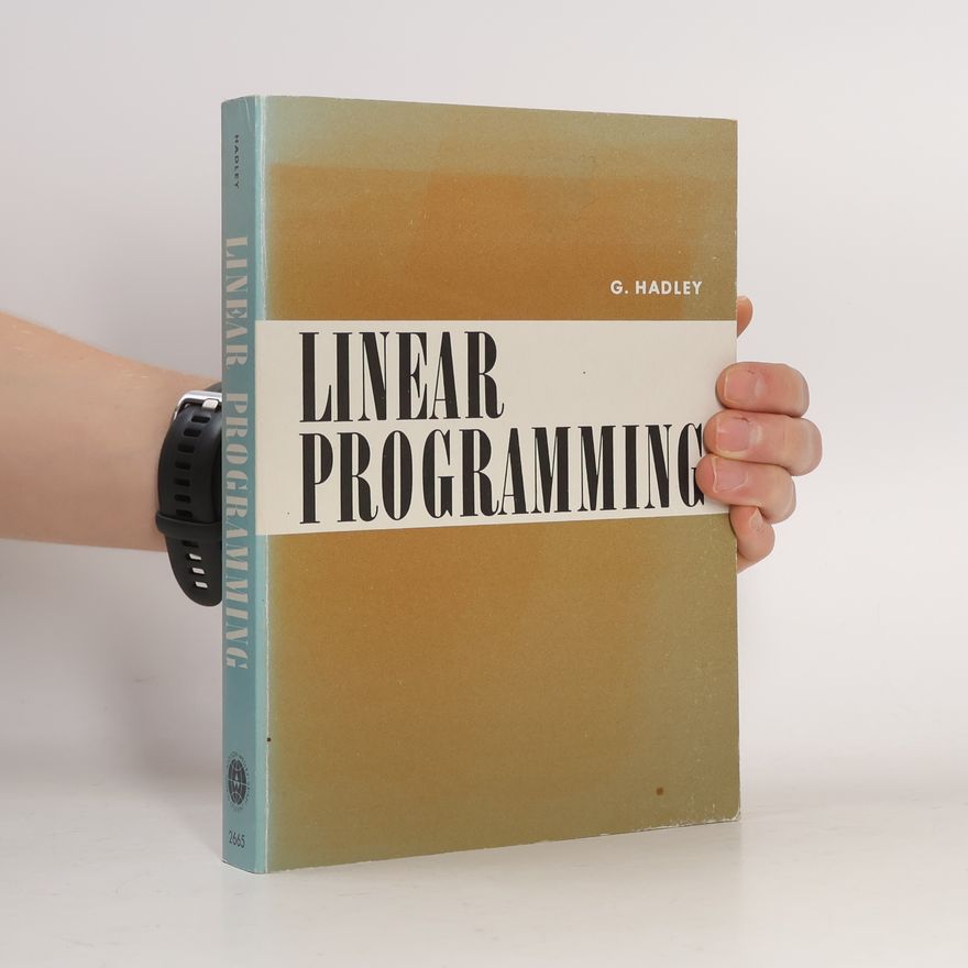 G. Hadley Linear Programming
