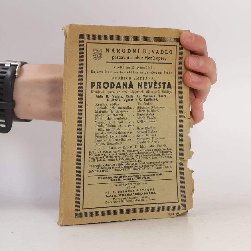 Bedřich Smetana Prodaná nevěsta