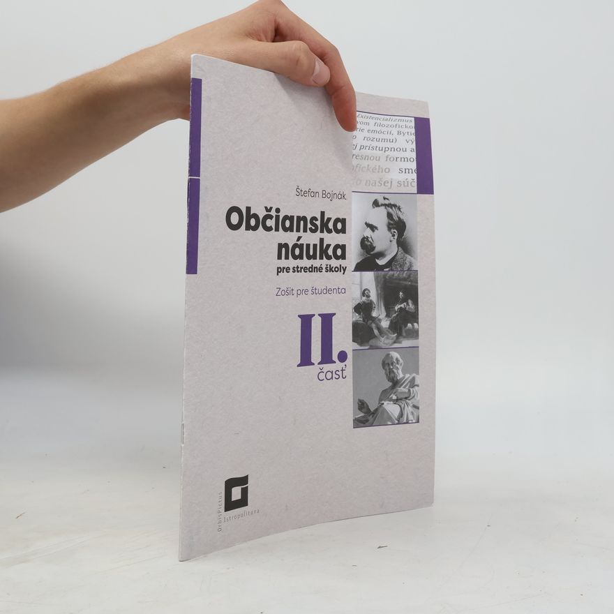 Štefan Bojnák Občianska náuka pre stredné školy. Zošit pre študenta. II. čásť