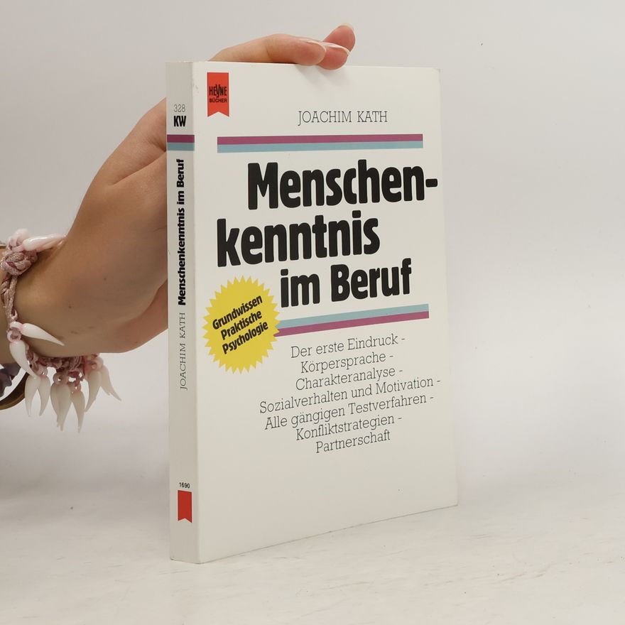 Joachim Kath Menschenkenntnis im Beruf