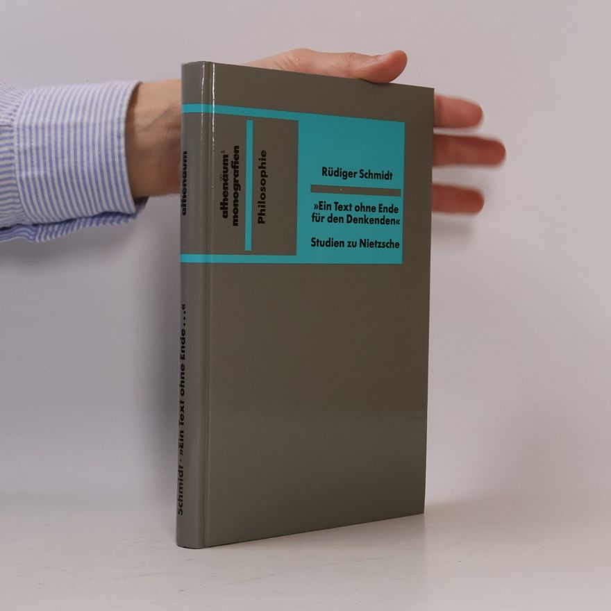 Wolf-Rüdiger Schmidt Athenäum Monografien: Philosophie: Ein Text ohne Ende für den Denkenden