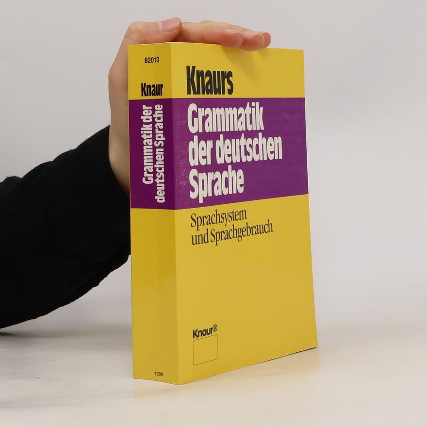 Lutz Götze Knaurs Grammatik der deutschen Sprache