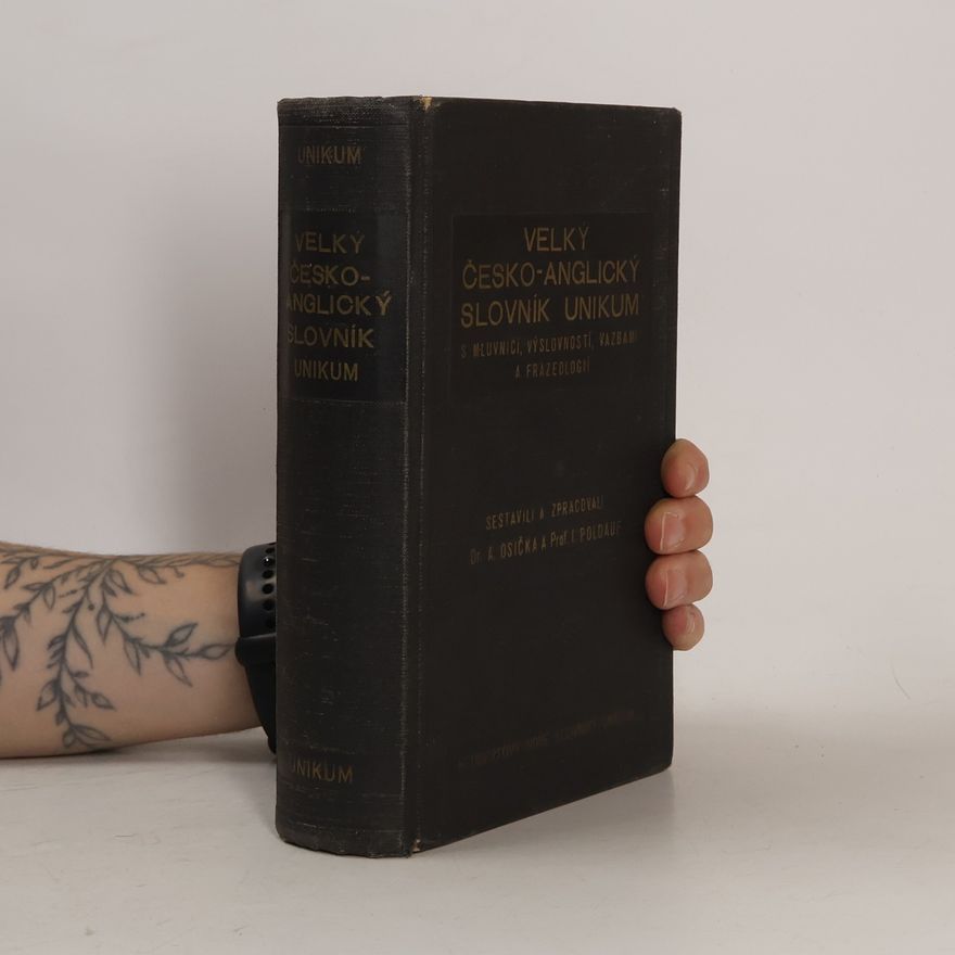 Antonín Osička Velký česko-anglický slovník Unikum s mluvnicí, výslovností, vazbami a frazeologií