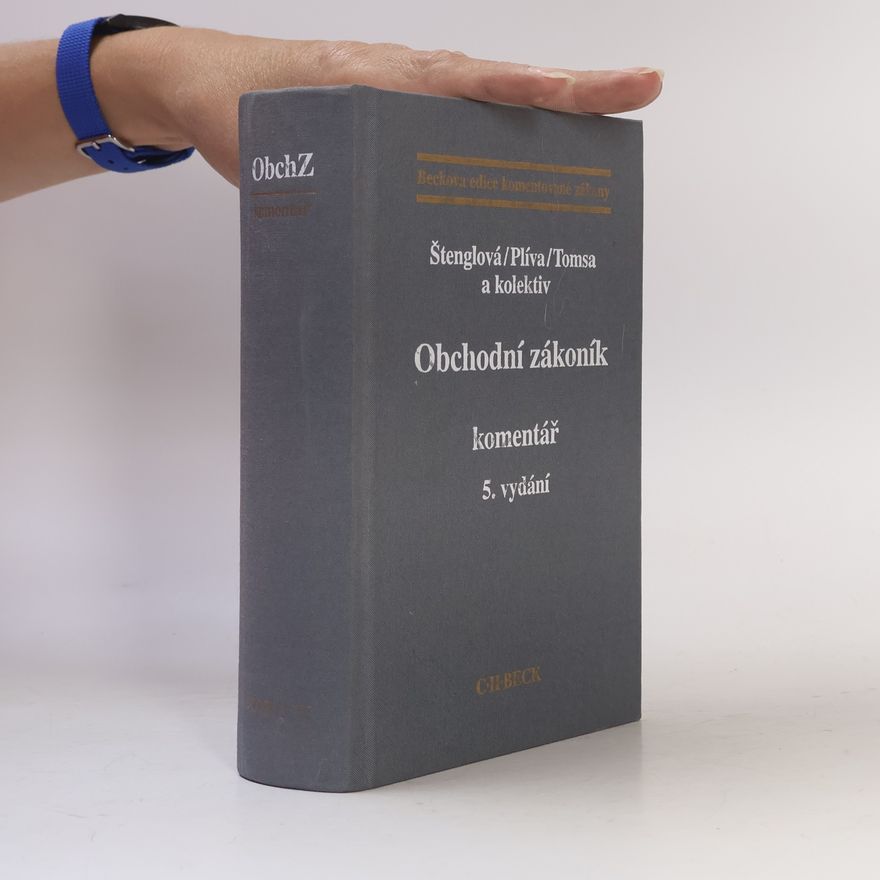 Miloš Tomsa Obchodní zákoník : komentář