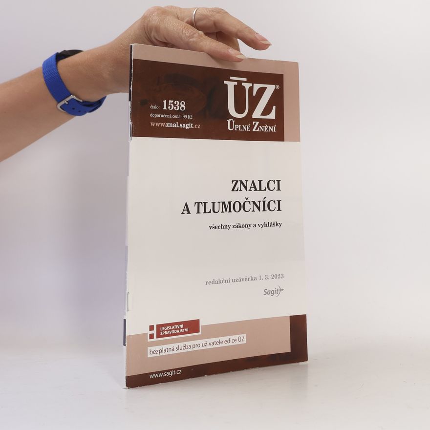 Autorenkollektiv ÚZ 1538 Znalci a tlumočníci