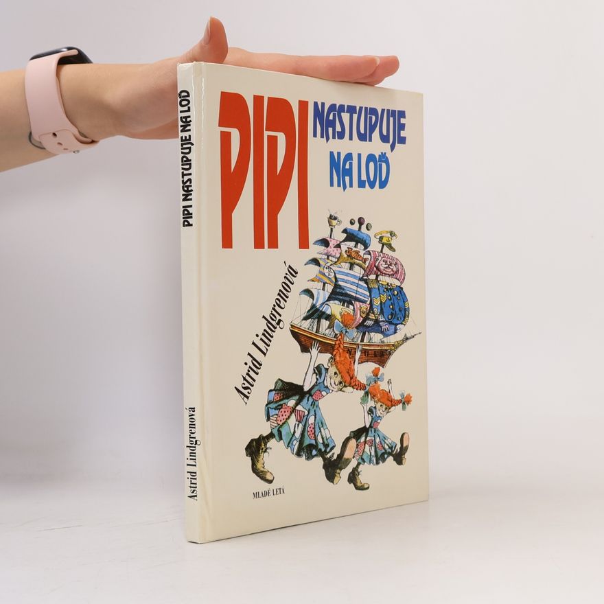 Astrid Lindgren Pippi nastupuje na loď