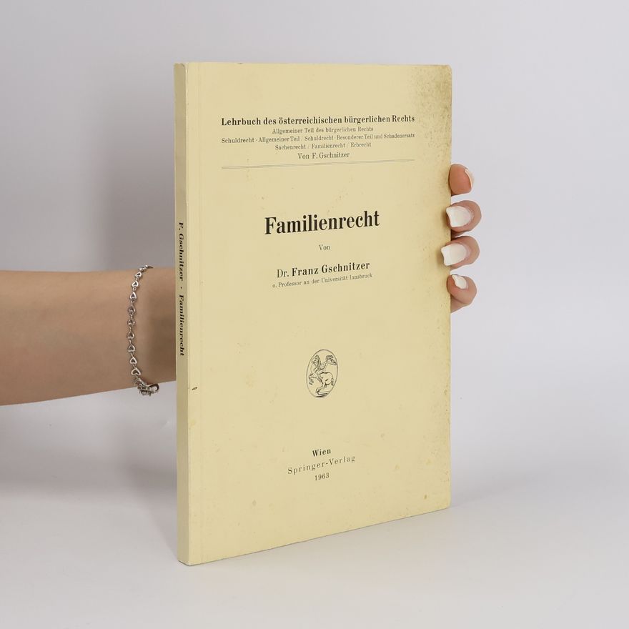Franz Gschnitzer Familienrecht