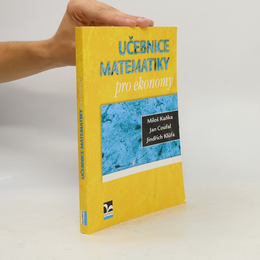 Jindřich Klůfa Učebnice matematiky pro ekonomy