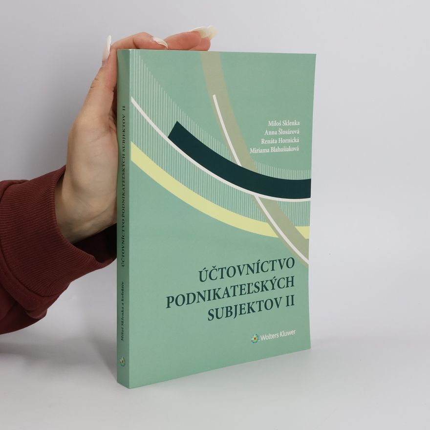 Miriama Blahušiaková Účtovníctvo podnikatel'ských subjektov 2